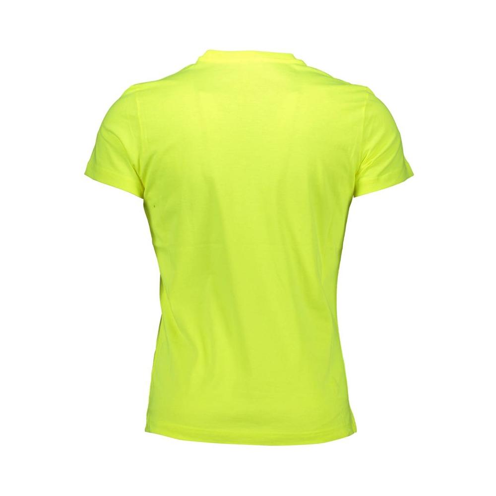 Diesel Yellow Cotton Men T-Shirt