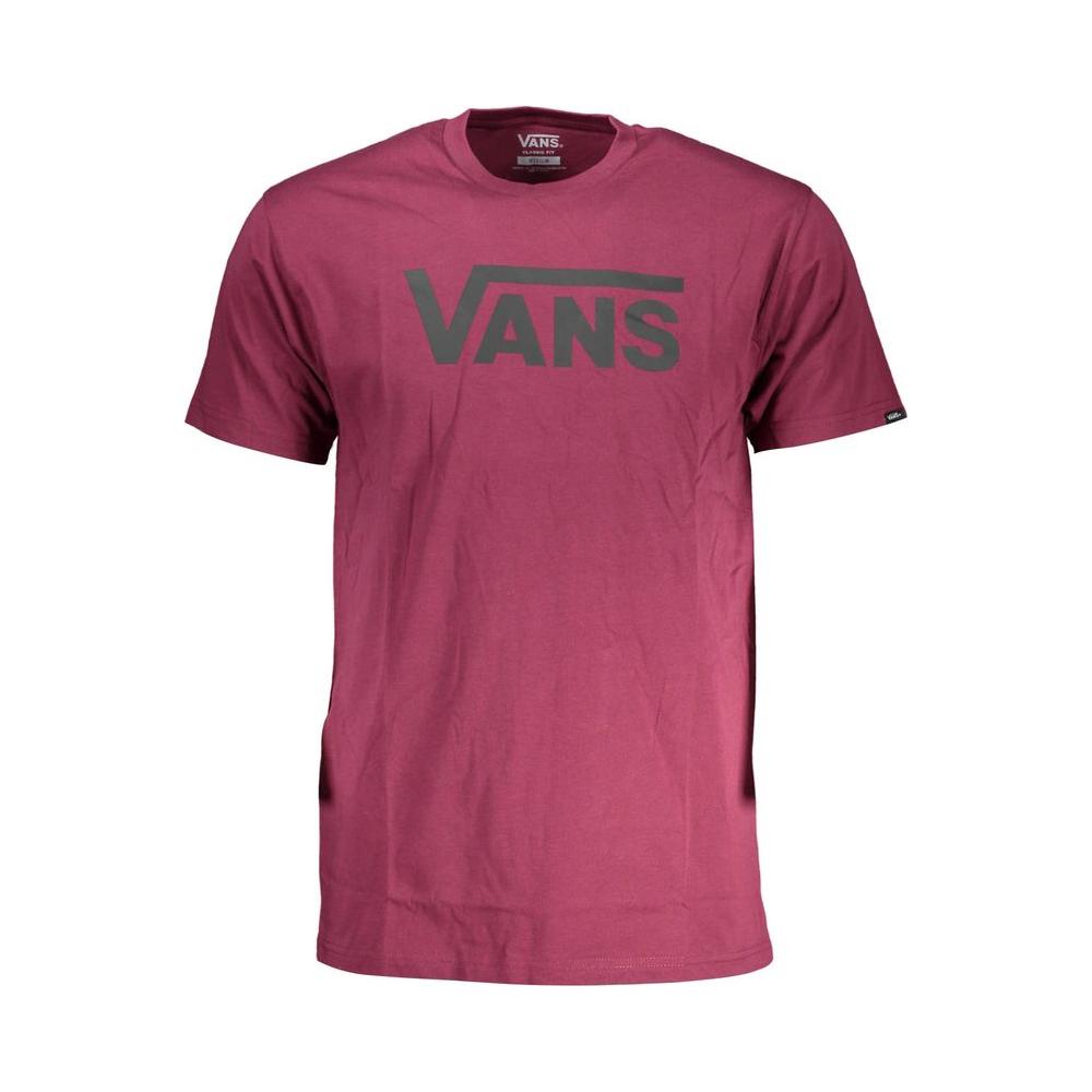 Vans Purple Cotton Men T-Shirt
