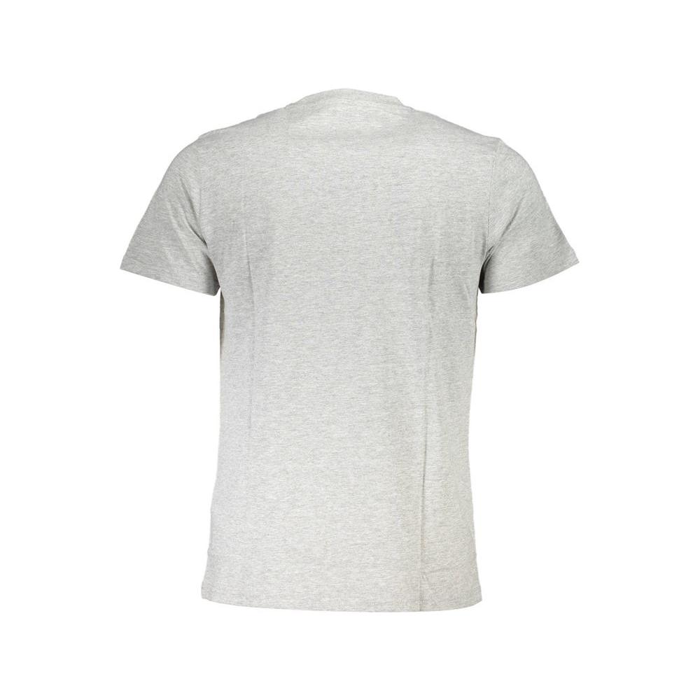 Cavalli Class Gray Cotton Men T-Shirt