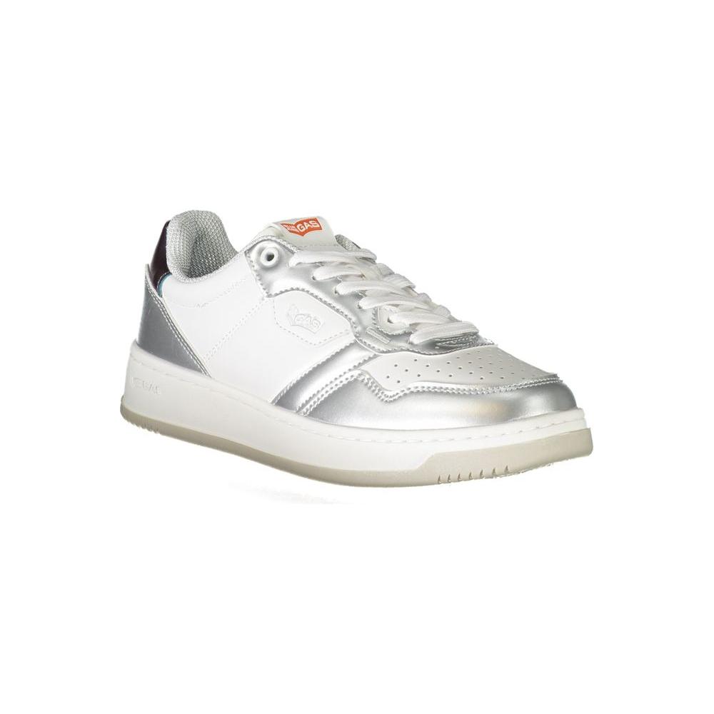 Gas White Polyester Sneaker