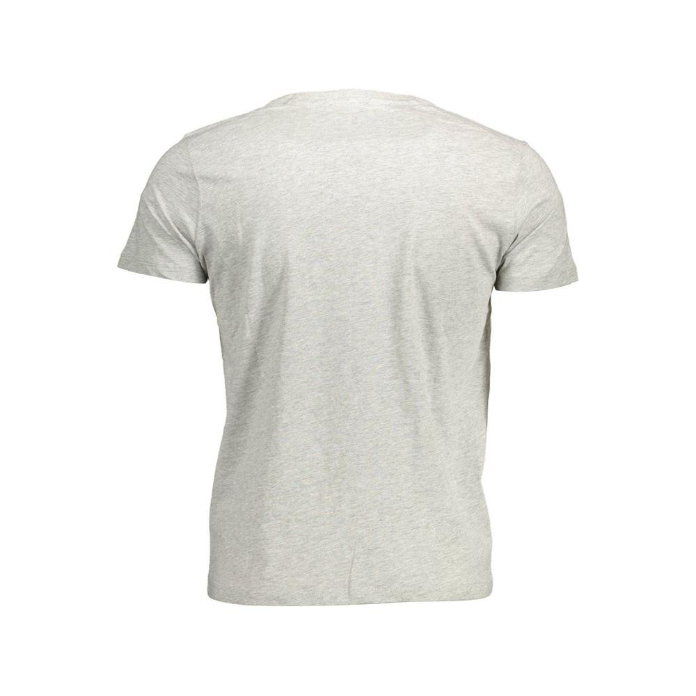 U.S. POLO ASSN. Gray Cotton Men T-Shirt