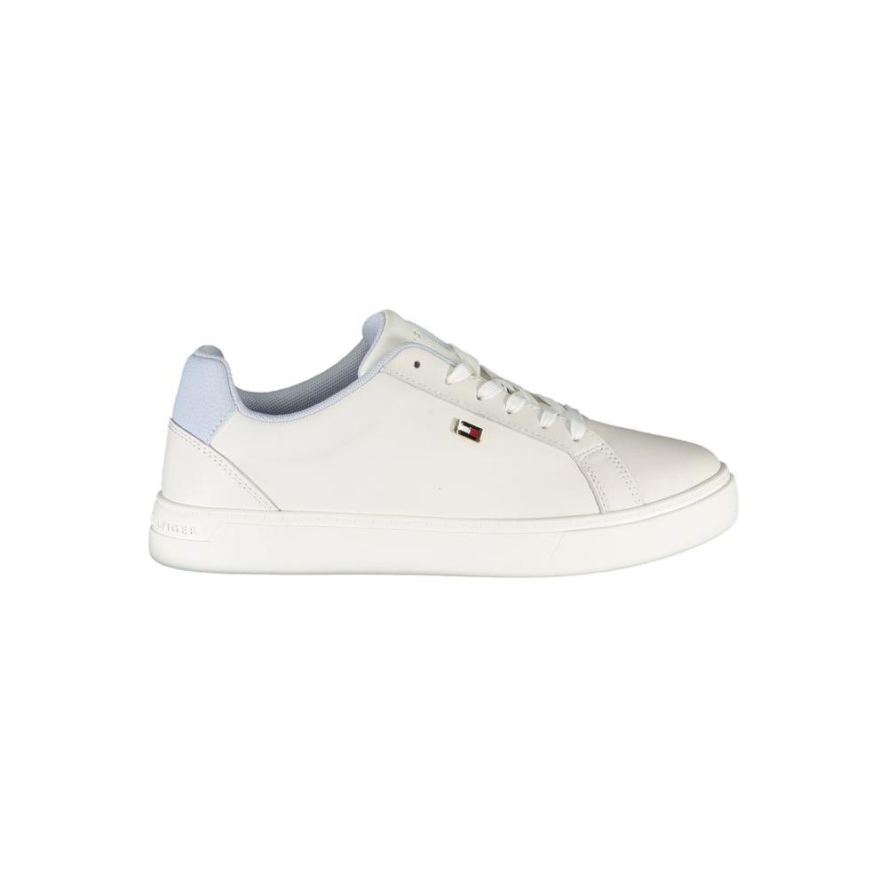 Tommy Hilfiger White Polyester Sneaker
