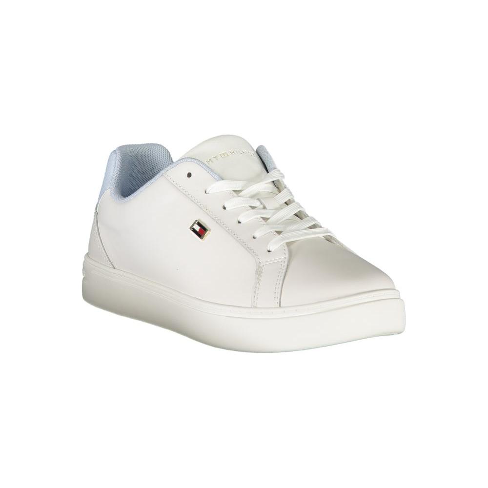 Tommy Hilfiger White Polyester Sneaker