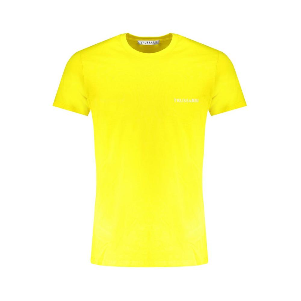 Trussardi Yellow Cotton T-Shirt