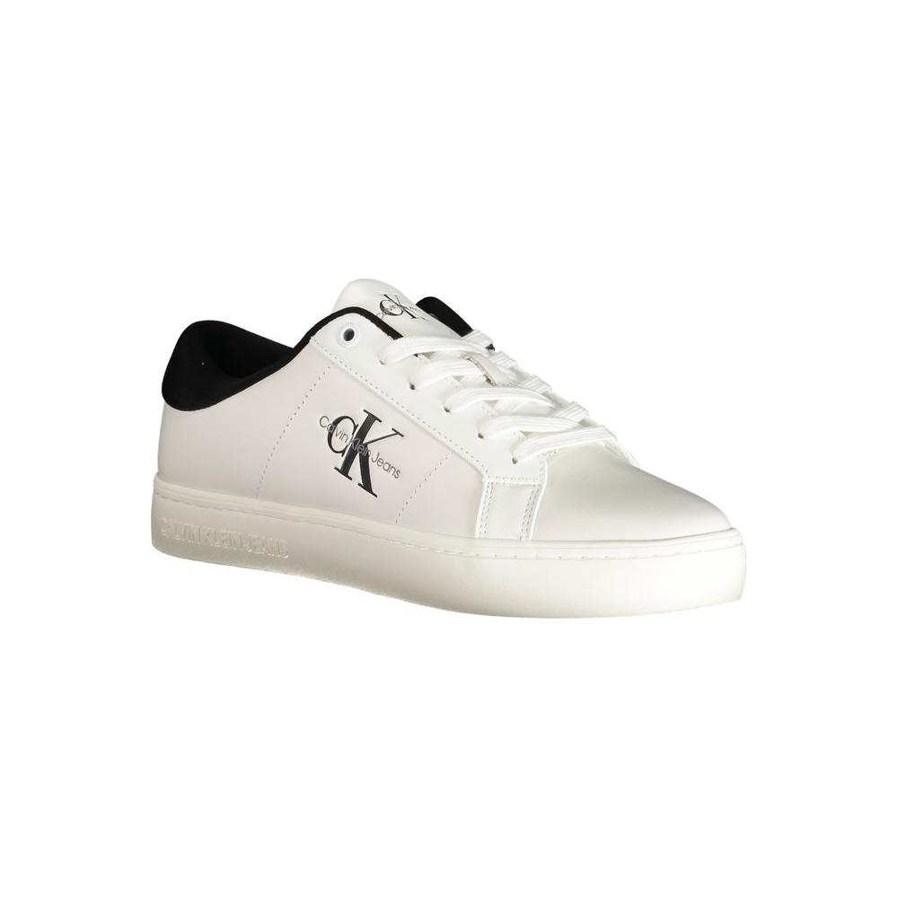 Calvin Klein White Polyester Sneaker