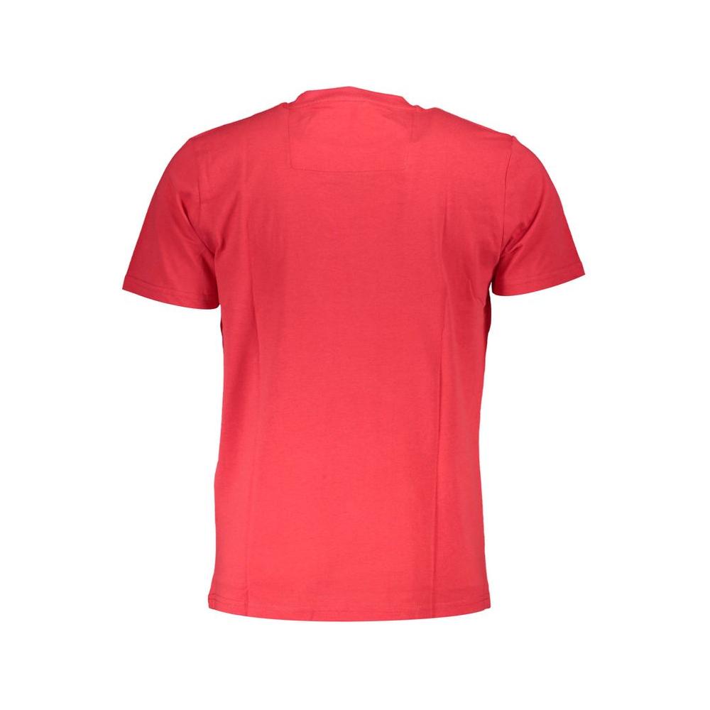 Cavalli Class Red Cotton Men T-Shirt