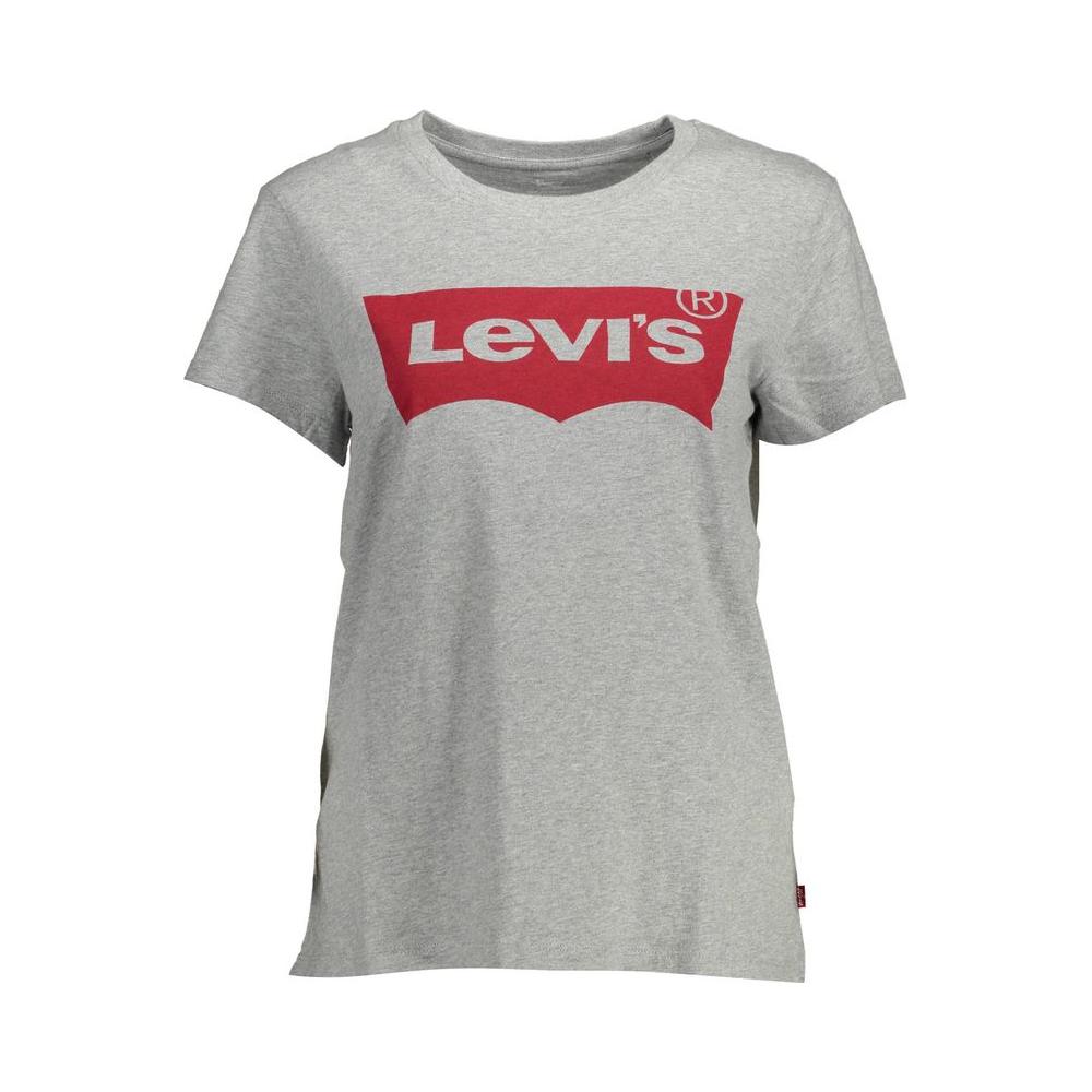 Levi's Brown Cotton Women T-Shirt