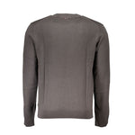 Napapijri Gray Cotton Men Sweater NA-25329-M
