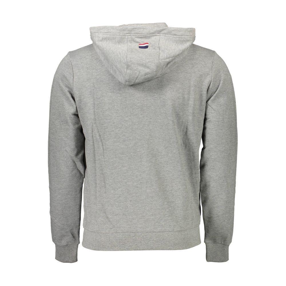 U.S. POLO ASSN. Gray Cotton Men Sweater US-9351-XXL