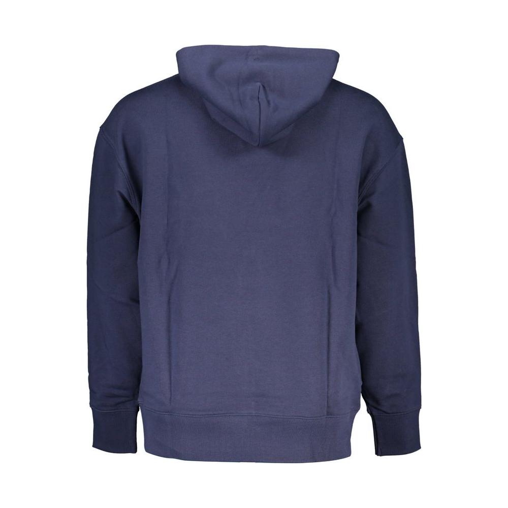 Tommy Hilfiger Chic Blue Hooded Sweatshirt with Logo Detail