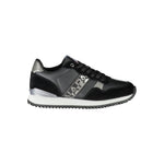 Napapijri Chic Black Lace-Up Sneakers with Contrast Detail NA-23093-EU36/US6