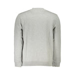 Napapijri Gray Cotton Men Sweater NA-26388-S