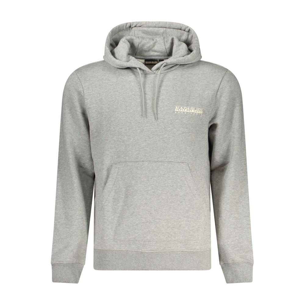 Napapijri Gray Cotton Sweater NA-32147-S