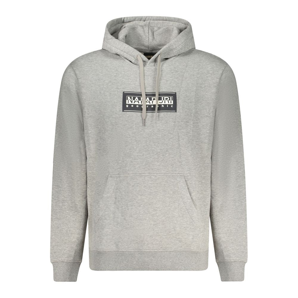 Napapijri Gray Cotton Sweater NA-32150-S