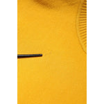 SIGNS Yellow Stripe Long Sleeve Overcoat Pullover Sweater TSH87625