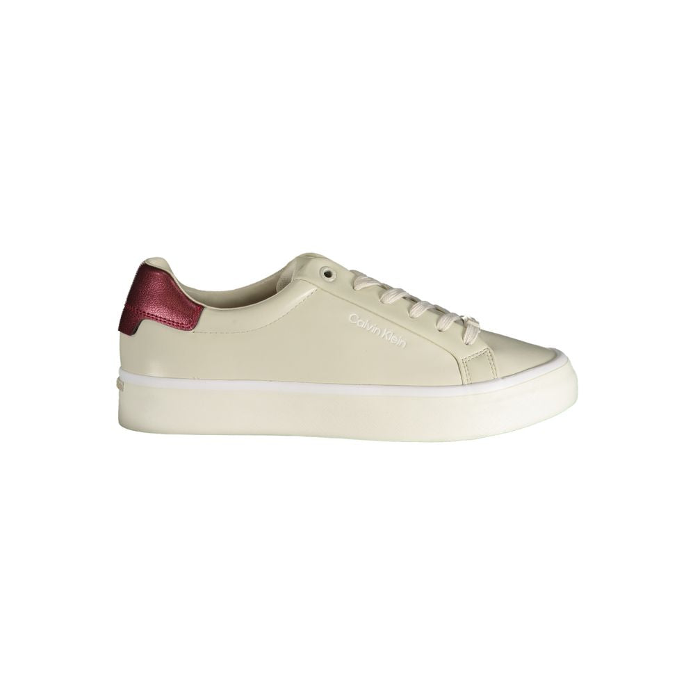 Calvin Klein Beige Polyester Sneaker CA-31283-EU36/US6
