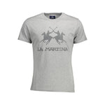 La Martina Brown Cotton Men T-Shirt LA-37516-M