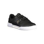 Tommy Hilfiger Black Leather Women Sneaker TO-16998-EU36/US6
