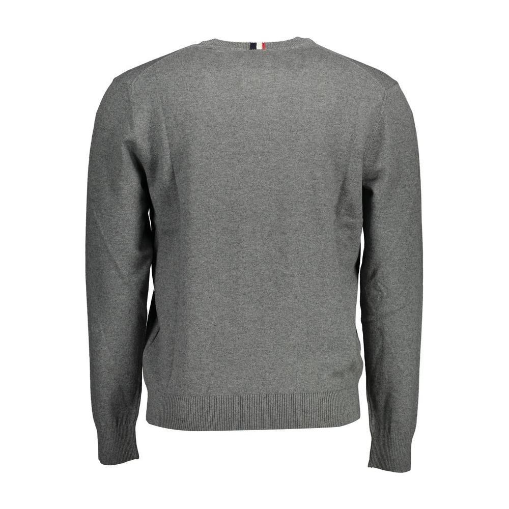 U.S. POLO ASSN. Gray Cotton Mens Sweater US-16896-XXL