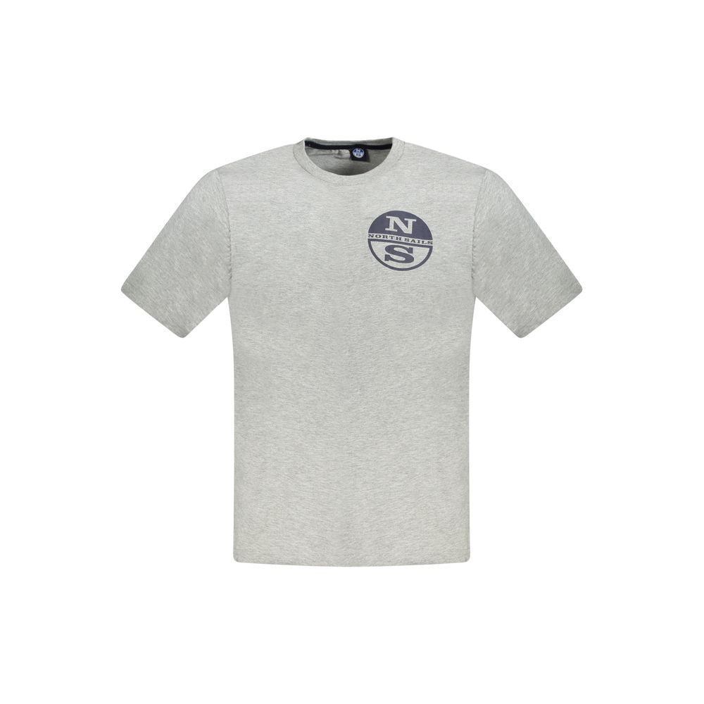 North Sails Brown Cotton Men T-Shirt NO-33775-S