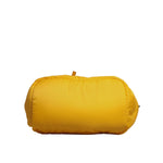 Dolce & Gabbana Yellow Orange Nylon Logo Plaque Hand Shoulder Tote Bag