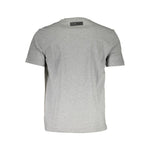Plein Sport Gray Cotton Men T-Shirt PL-10233-S