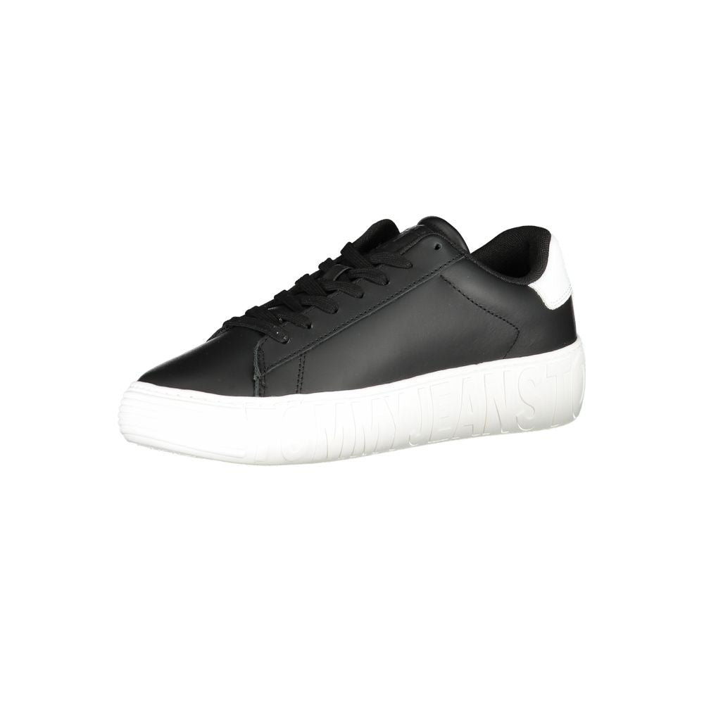 Tommy Hilfiger Black Polyethylene Men Sneaker TO-25016-EU44/US11