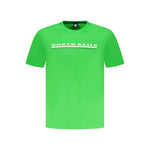 North Sails Green Cotton Men T-Shirt