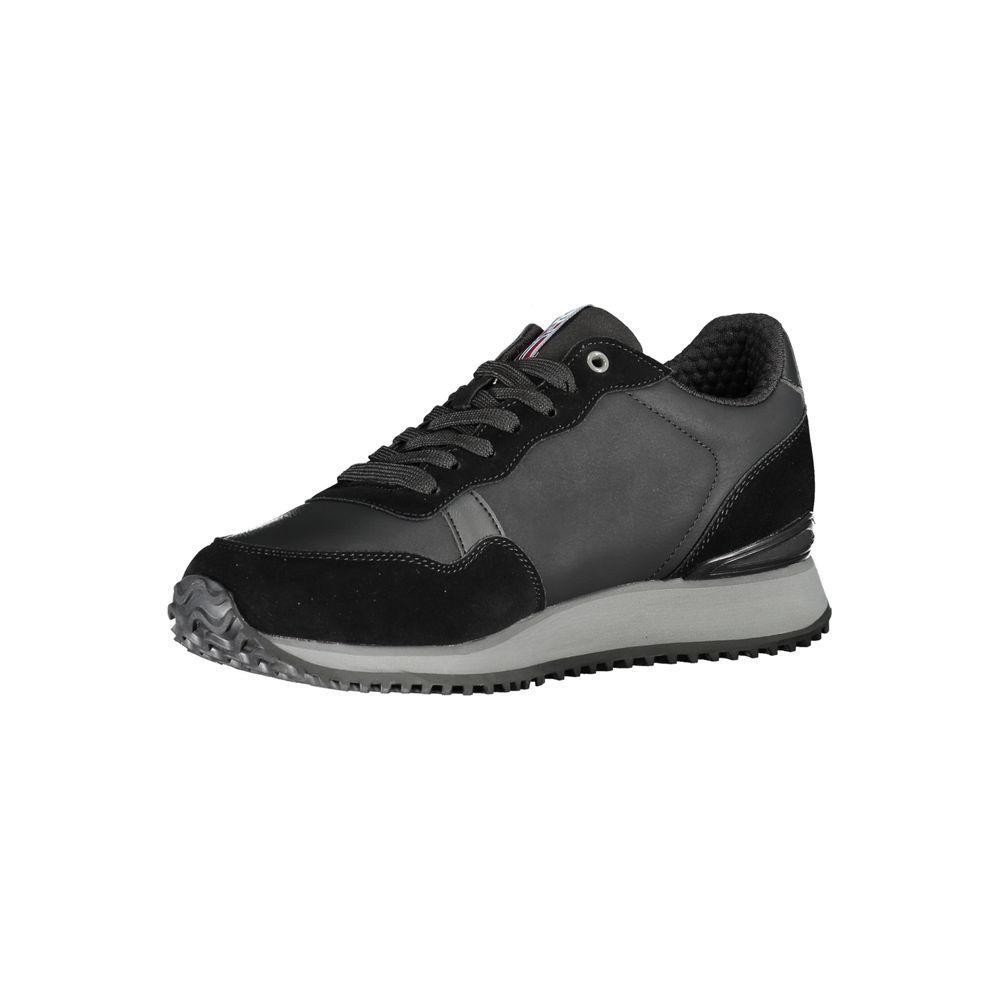 Napapijri Sleek Black Contrast Lace Sneakers NA-23102-EU42/US9