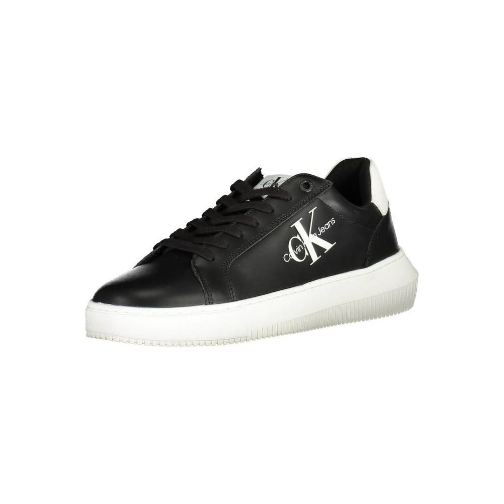 Calvin Klein Sleek Black Lace-Up Sports Sneakers CA-26399-EU40/US7