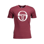 Sergio Tacchini Purple Cotton Men T-Shirt
