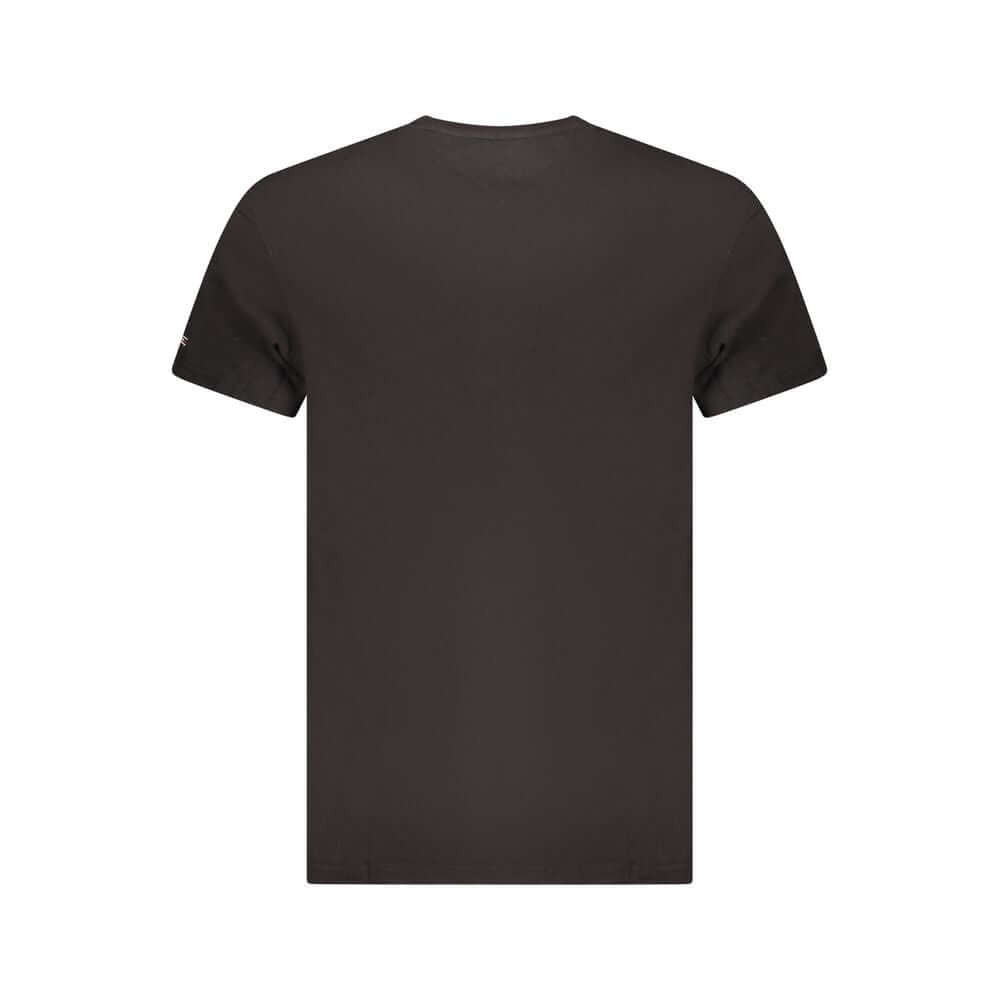Tommy Hilfiger Black Cotton Men T-Shirt