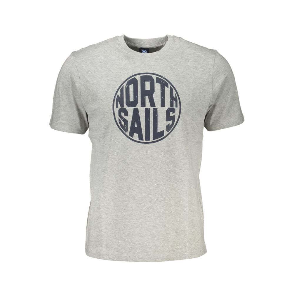 North Sails Brown Cotton Men T-Shirt