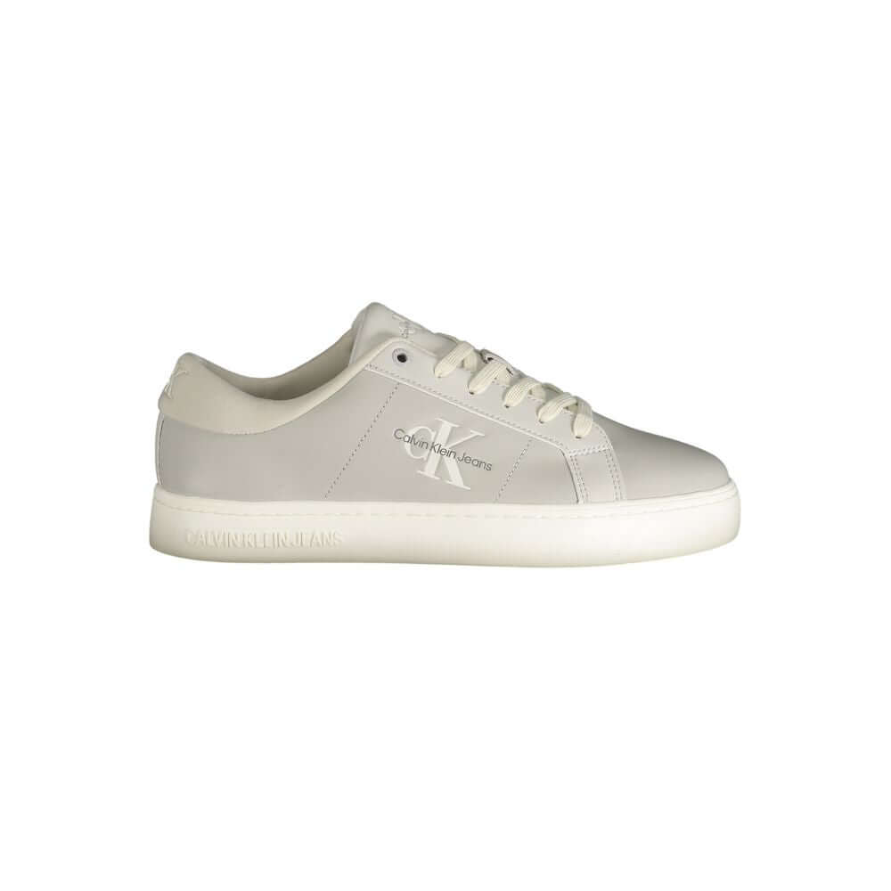 Calvin Klein Brown Leather Men Sneaker