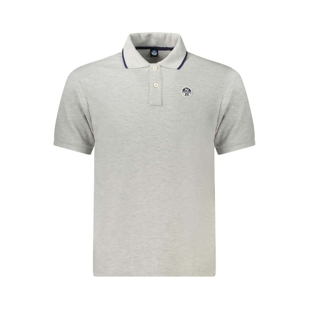 North Sails Brown Cotton Men Polo Shirt