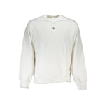 Calvin Klein White Cotton Men Sweater