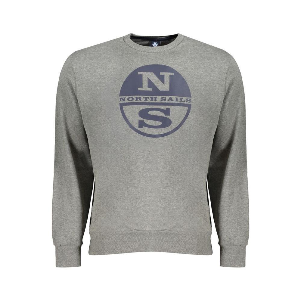 North Sails Brown Cotton Men Sweater NO-31763-S