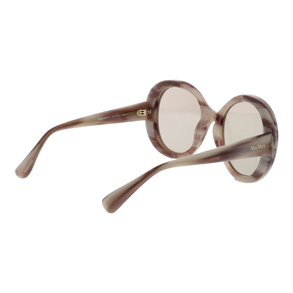 Max Mara Cream Acetate Sunglasses