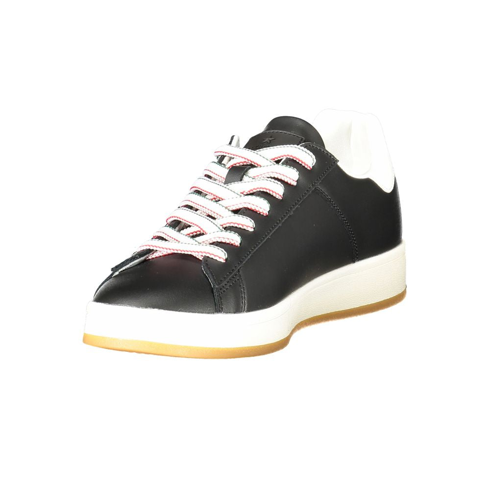 Esercito 1659 Black Leather Men Sneaker ES-38852-EU44/US11