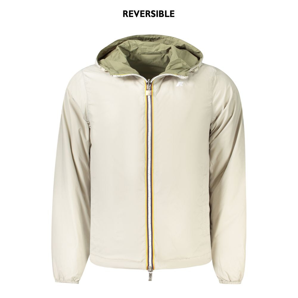 K-WAY Green Nylon Jacket KW-38814-M