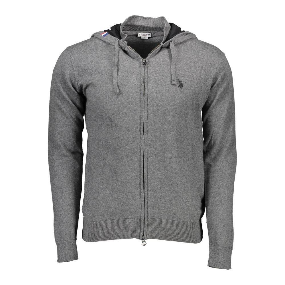 U.S. POLO ASSN. Gray Cotton Sweater US-9813-XXL