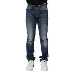 Dondup Blue Washed Skinny Fit Casual Men Denim Jeans PAN74287-30