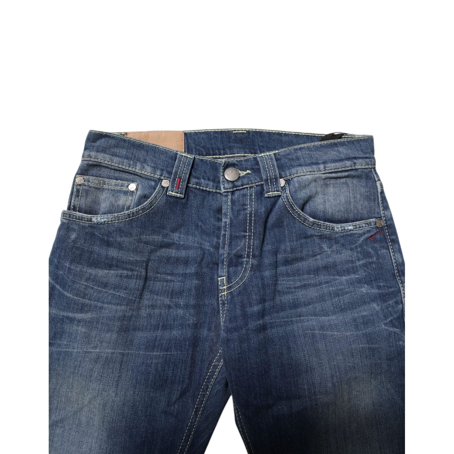 Dondup Blue Washed Skinny Fit Casual Men Denim Jeans PAN74287-30