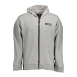 Plein Sport Gray Cotton Sweater PL-11141-XL