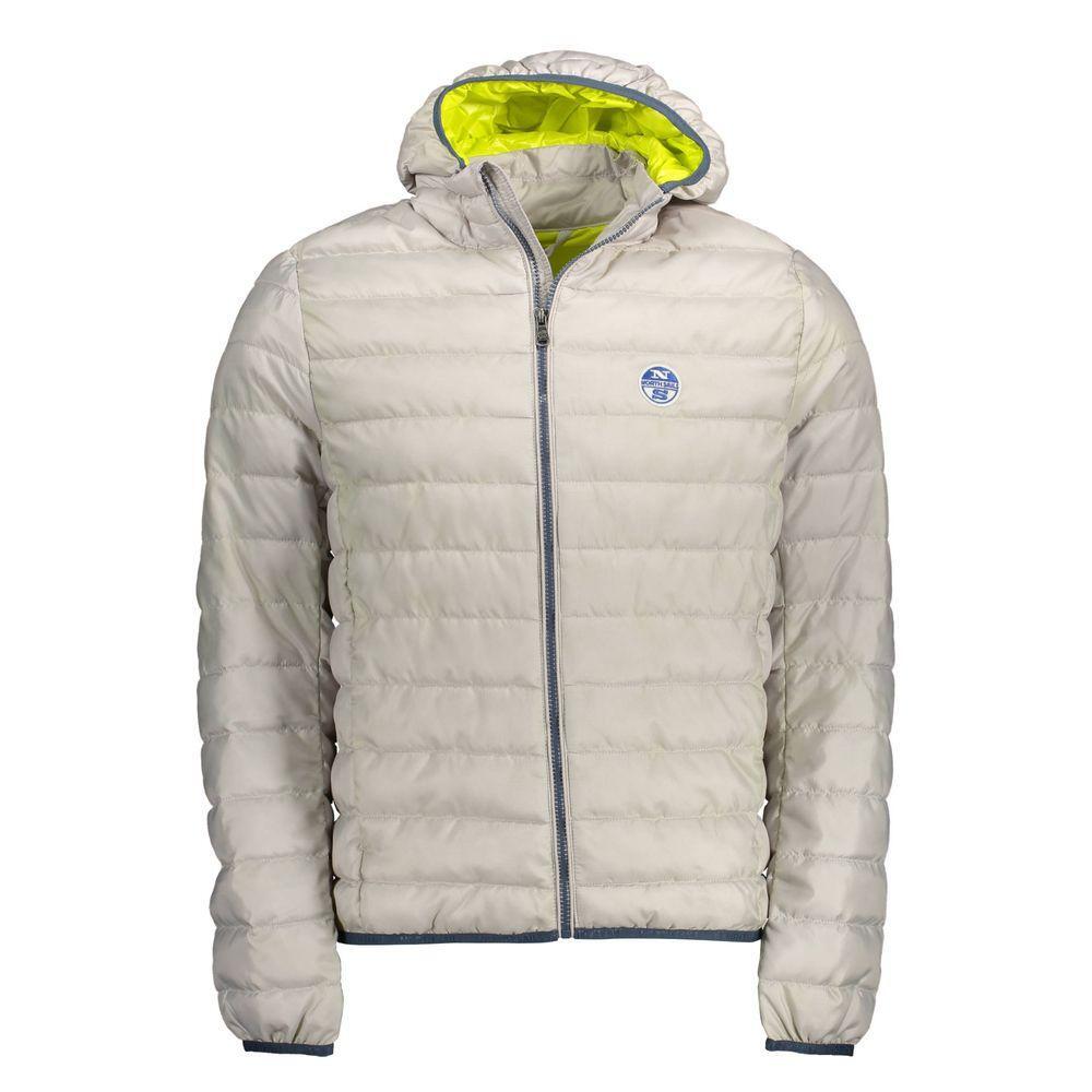North Sails Gray Polyester Jacket NO-12511-XXL