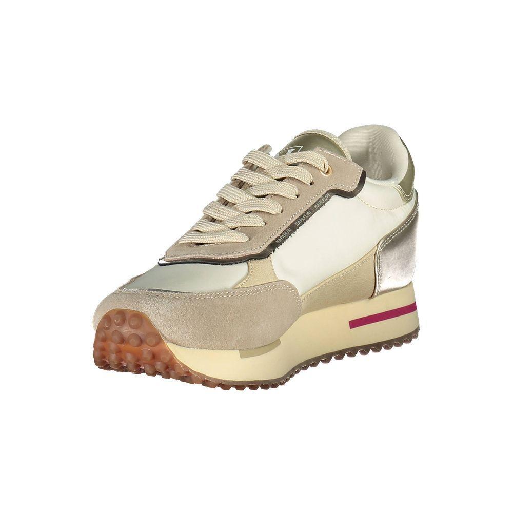 Napapijri Beige Polyester Sneaker NA-20202-EU38/US8