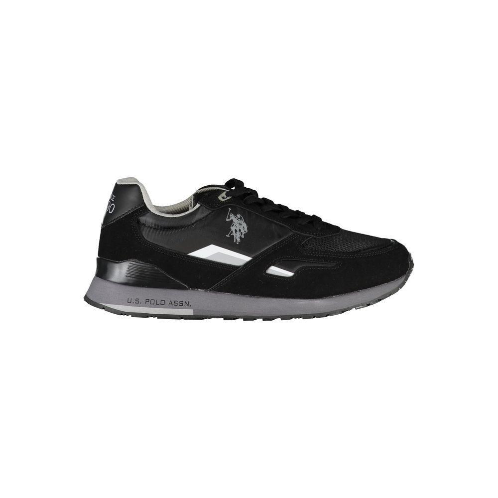U.S. POLO ASSN. Black Polyester Sneaker US-23450-EU45/US12