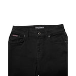 Dolce & Gabbana Black Cotton Logo Skinny Mid Waist Denim Jeans PAN75947-40