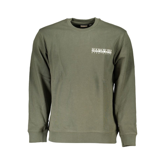 Napapijri Green Cotton Sweatshirt