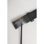 Dolce & Gabbana Black Leather Classic Metal Logo Buckle Belt BEL9490-85